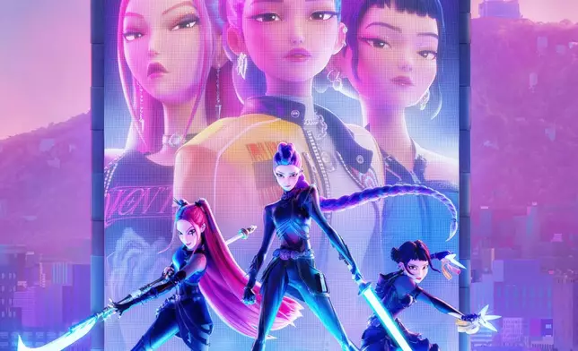 《Kpop 獵魔女團》無緣提名《英國電影學院獎（BAFTA）》。 網上圖片