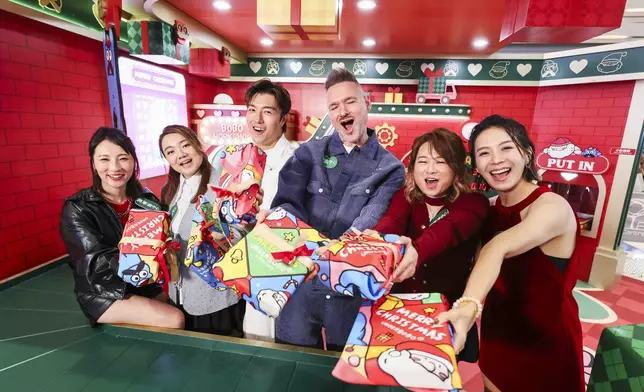 黃博、占士丁丁、趙浚承、陳芷盈、曹越及劉曉昆齊聚「群星新歌賀聖誕」。