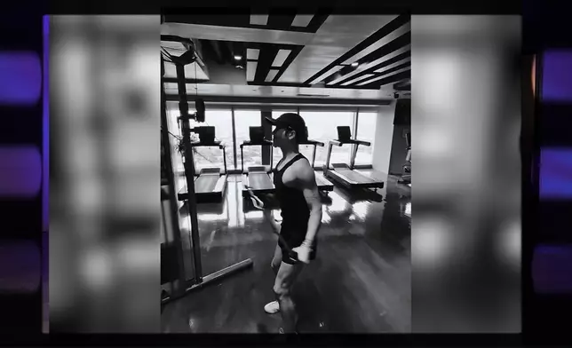 Jackson為咗keep住好身材，落足力鍛鍊。