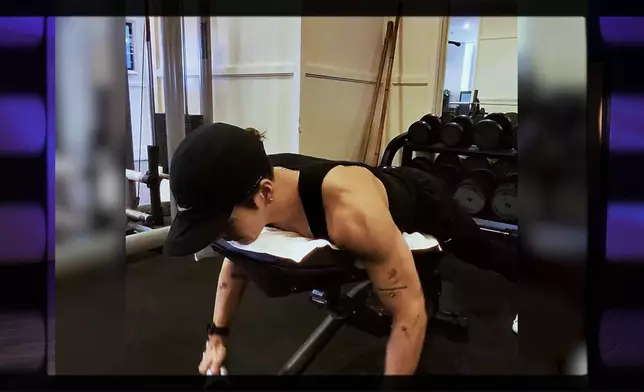 Jackson為咗keep住好身材，落足力鍛鍊。