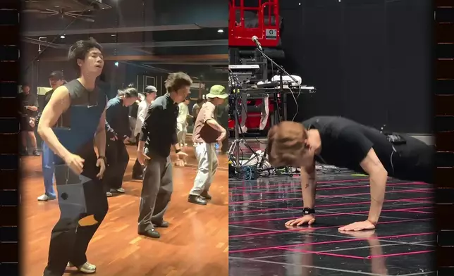 Jackson為咗keep住好身材，落足力鍛鍊。