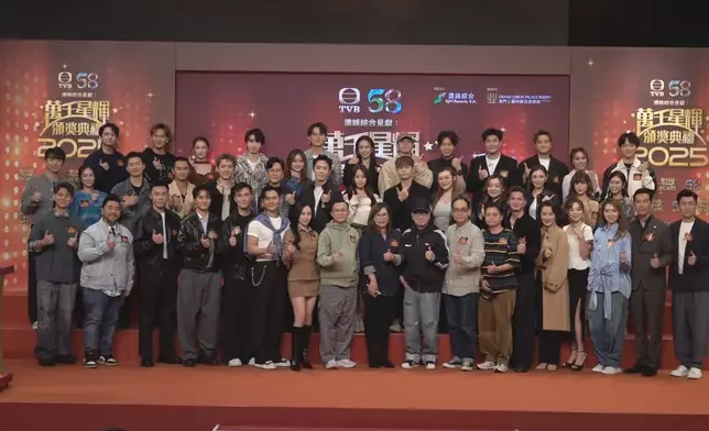 TVB萬千星輝頒獎典禮2025完整提名名單出爐