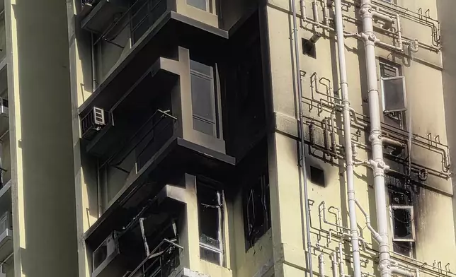 九龍灣啟晴邨下午發生火警。香港每日新聞資訊群FB群組圖片