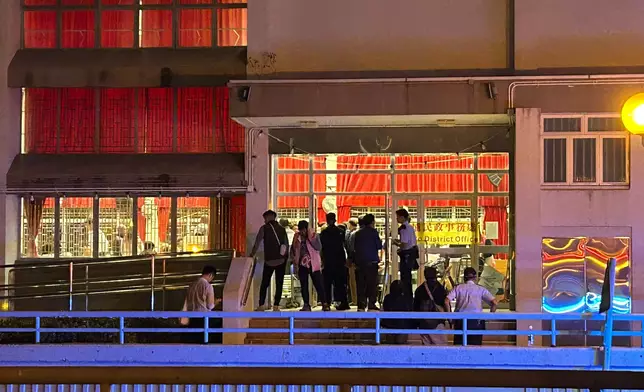 社區會堂開放。巴士的報記者攝