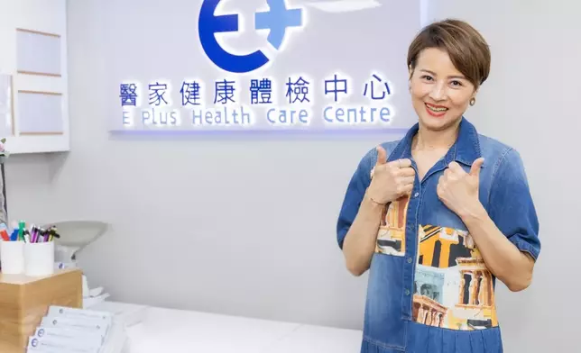 黎燕珊分享保健心得。