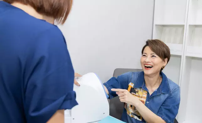 黎燕珊見到測試指數正常梗係安樂哂。