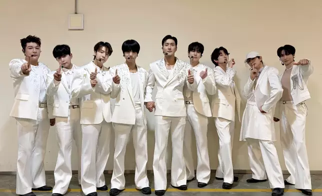 SUPER JUNIOR捐款100萬港元支持香港救災。SJ官方X圖片