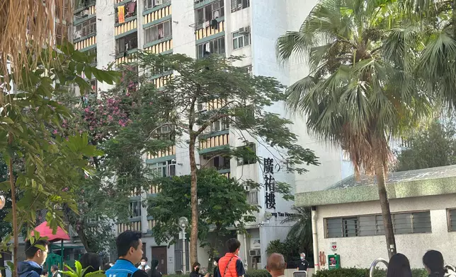 廣福邨廣祐樓。巴士的報記者攝