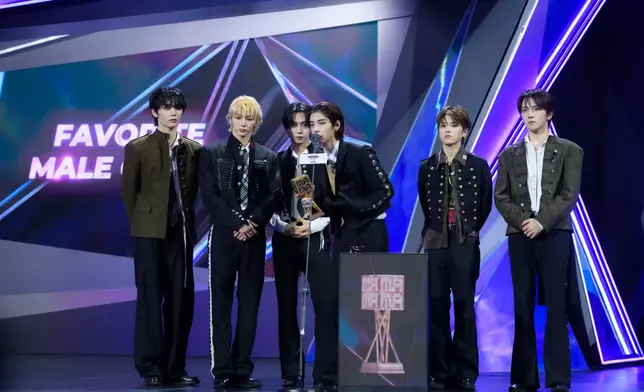 BOYNEXTDOOR於MAMA首日獲得Fans Choice'獎項，所屬社KOZ娛樂宣佈他們將不參與次日演出。CJENM提供圖片
