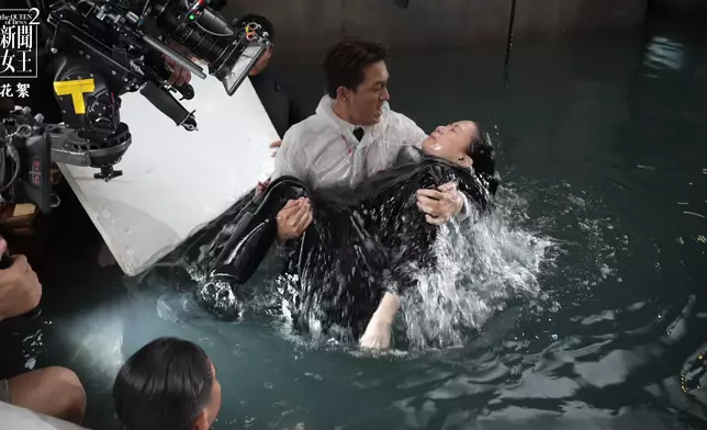 可以見到拍攝現場。