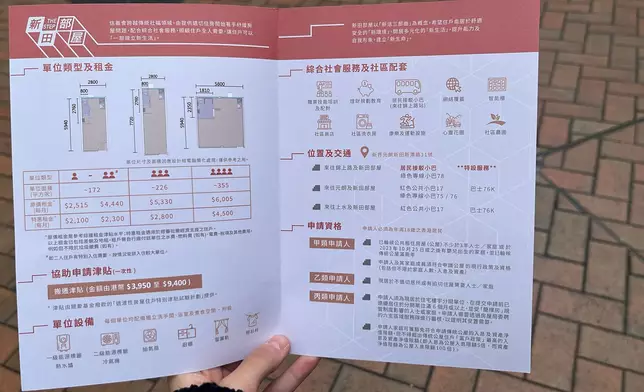 新田過渡性房屋。巴士的報記者攝
