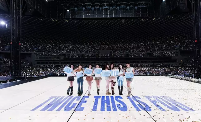 TWICE出道十年首度去到台灣舉行演唱會。TWICE官方X圖片