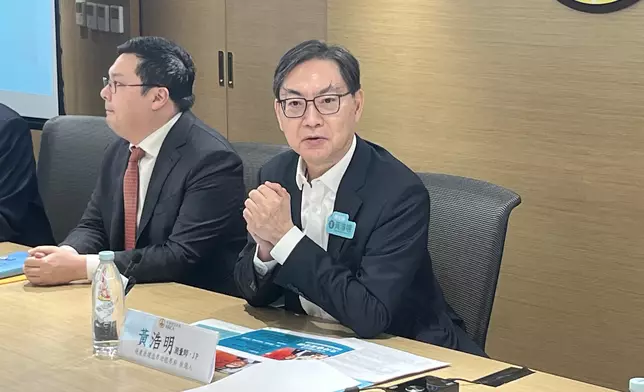 黃浩明。巴士的報記者攝