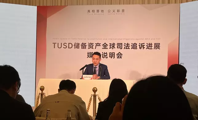 孫宇晨是投資公司Techteryx的顧問。巴士的報記者攝