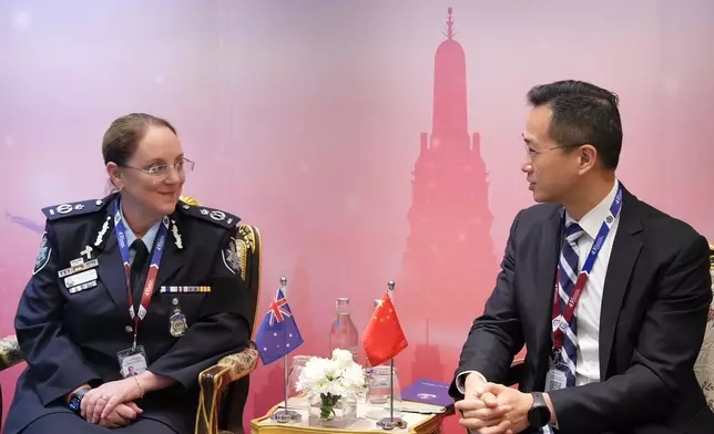 香港警務處代表出席第43屆東盟警察首長會議。政府新聞處圖片