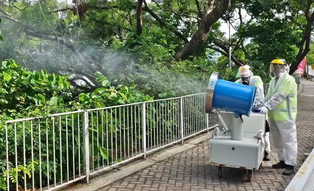 食環署滅蚊。政府新聞處圖片