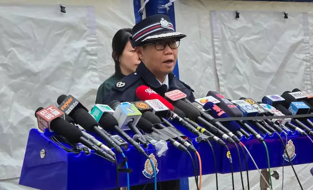 警務處新界北總區指揮官林敏嫻。巴士的報記者攝