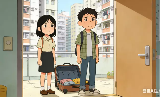 事主怕母親除名後要被迫遷出。AI生成圖