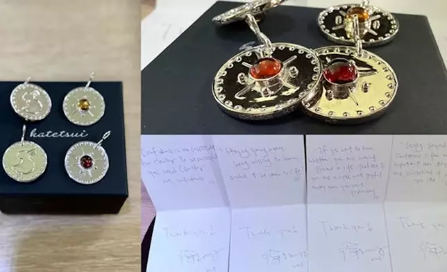 有網民上載由徐子珊親手設計的珠寶照片