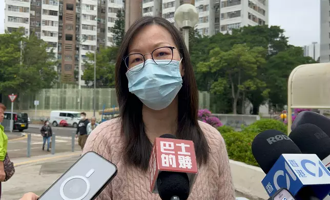 中華基督教會馮梁結紀念中學校長黃慧珊。巴士的報記者攝