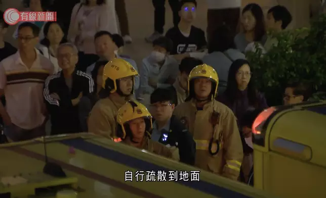 慈雲山愛榮閣單位清晨起火。有線新聞截圖