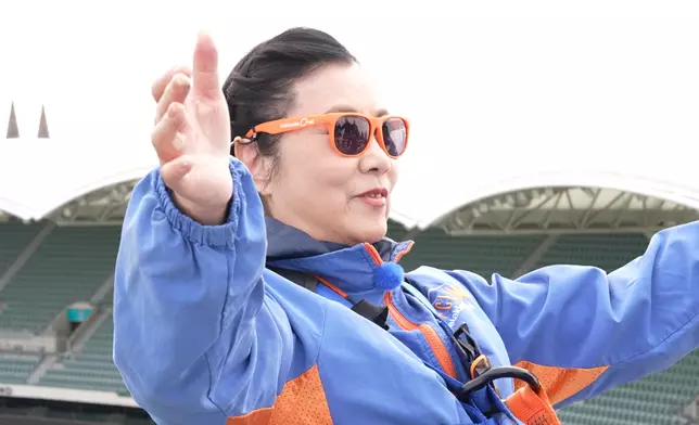 阿姐最後成功克服畏高，相當勇敢。