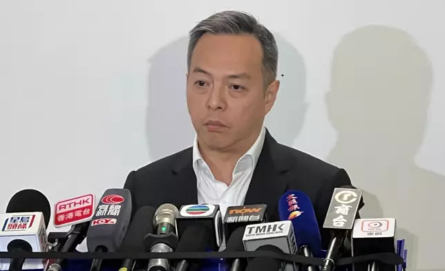 警務處處長周一鳴會見傳媒。