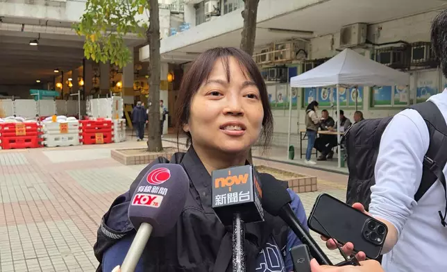 何小姐表示已覺得很幸運，兩老在火災中平安無事。巴士的報記者攝