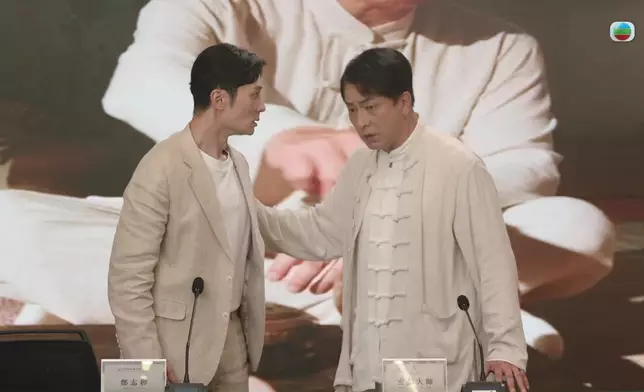 宏光大師即刻變到好緊張！