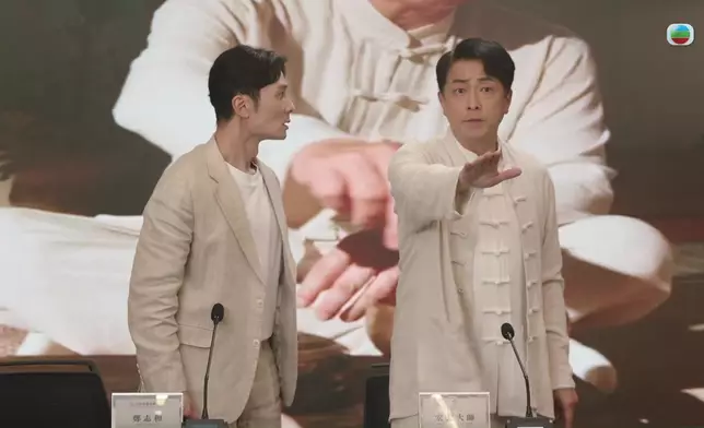 宏光大師即刻變到好緊張！