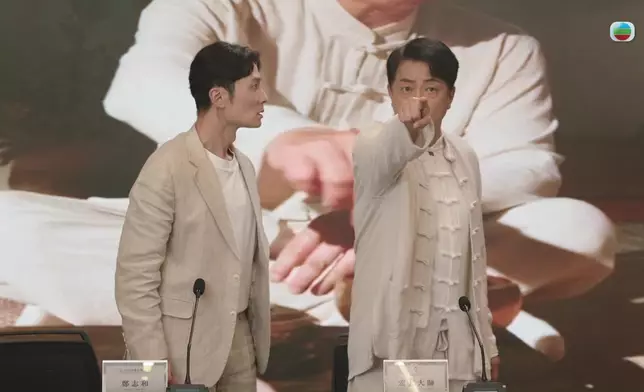 宏光大師即刻變到好緊張！