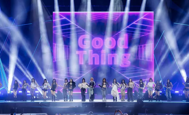 I-DLE日前在香港出席《2025 MAMA AWARDS》。CJENM提供圖片