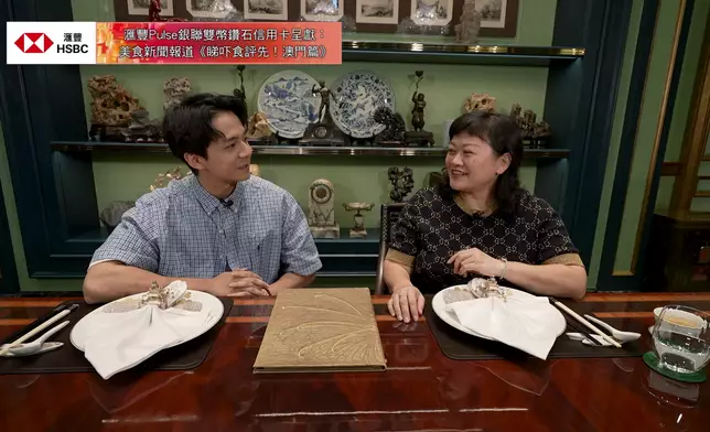 Agnes帶Arthur到澳門歎太史菜。