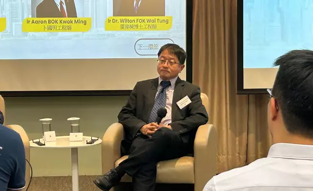 霍偉棟。巴士的報記者攝