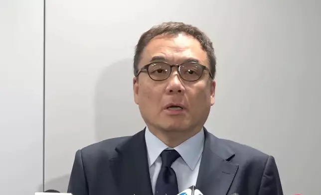 警務處國家安全處總警司李桂華會見傳媒。香港警察FB