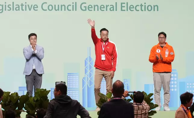 2025立法會換屆選舉地方選區選舉，九龍東選區投票結果公布。巴士的報記者攝