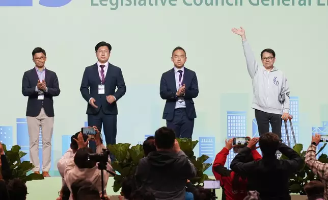 2025立法會換屆選舉地方選區選舉，新界東北選區投票結果公布。巴士的報記者攝