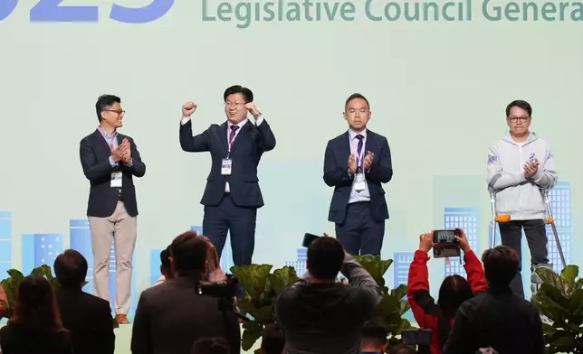 2025立法會換屆選舉地方選區選舉，新界東北選區投票結果公布。巴士的報記者攝