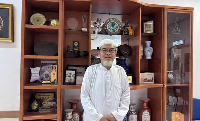 伊斯蘭聯會教長楊興本。巴士的報記者攝