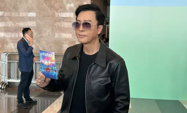 藝人甄子丹。巴士的報記者攝