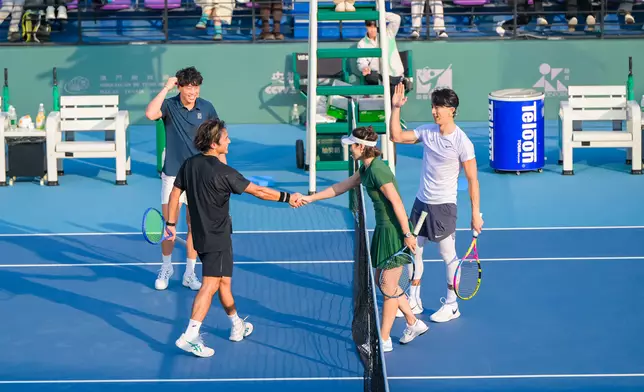 這場跨界組合的對決旨在向大眾傳遞網球精神 —— 堅持、學習與共同進步！