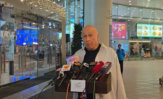 蘭桂坊集團主席盛智文亦稱非常高興能夠投票，透過選舉，可以使人們生活變得更好。巴士的報記者攝