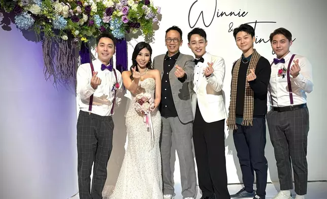 多位圈中台前幕後好友出席婚宴