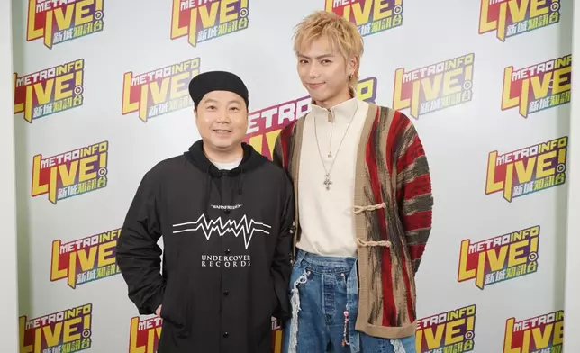 193郭嘉駿接受新城廣播《梨事會》訪問。