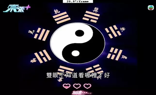 該頻道使用「快速旋轉道教符號」的呈現方式相當罕見