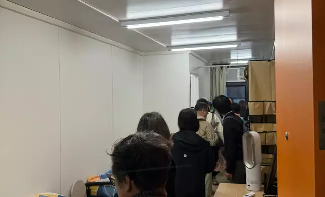 參觀過渡性房屋「新田部屋」。何永賢FB