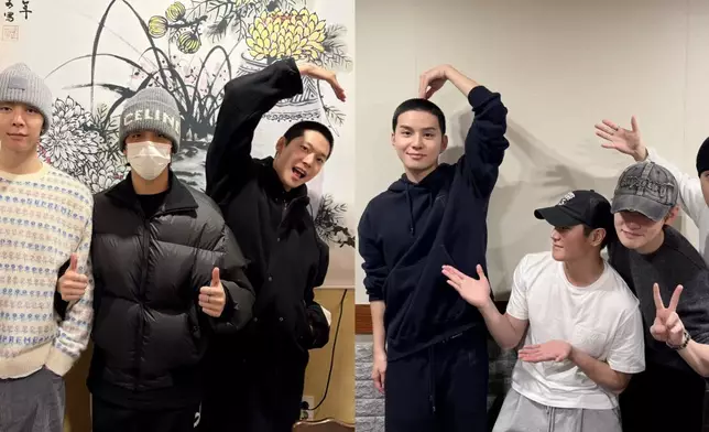 入伍前公開剃頭照。 NCT官方X圖片