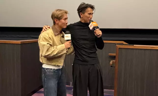 柏宇表示認識導演很久：「我知道你一直是很勤力的人，只是一直欠一個機會，看到你做到了很替你高興。」