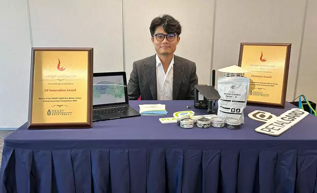 Plasticvore Chain Limited創辦人呂書昊。巴士的報記者攝