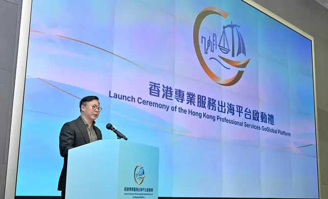 張國鈞致開幕辭。政府新聞處圖片